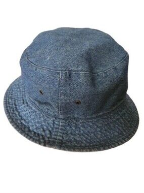 Arlin Denim Blue Bucket Hat - Casual Sun Protection
